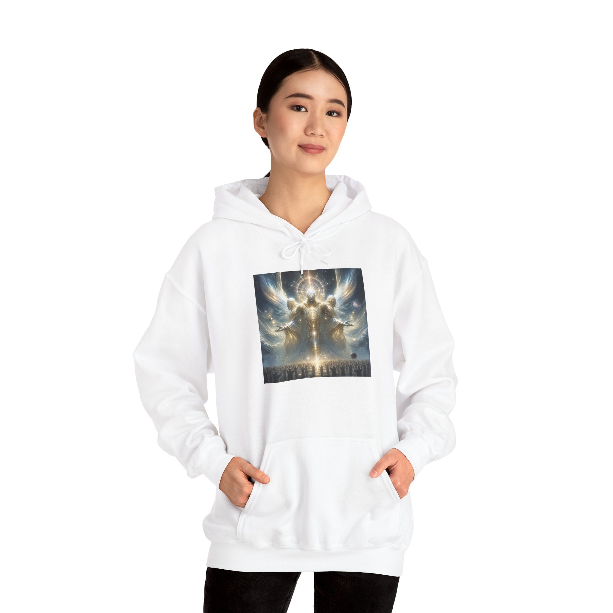 Elohim Gathering— Ethereal Angelic Cloudscape Pullover