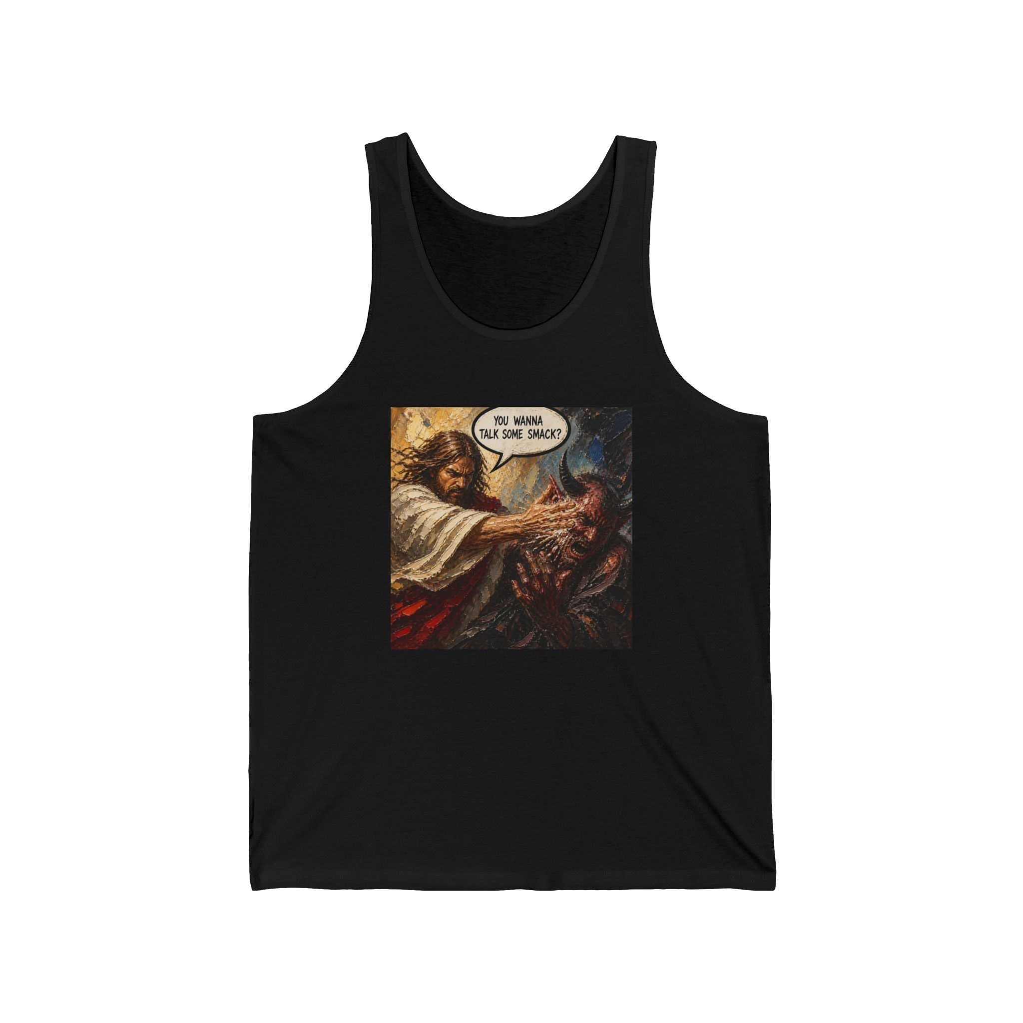 Jesus Slap Meme Tank Top — "Be Reasonable, I Love Dance" Graphic Tank