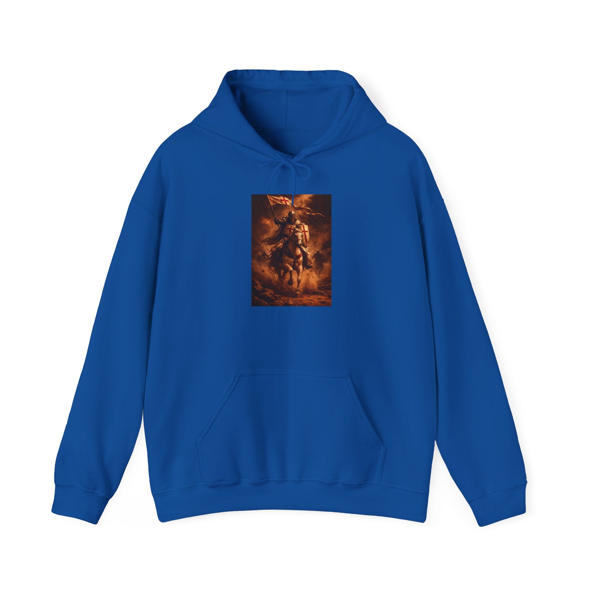 Mythic Rider Hoodie — Fiery Horseman Graphic Sweatshirt