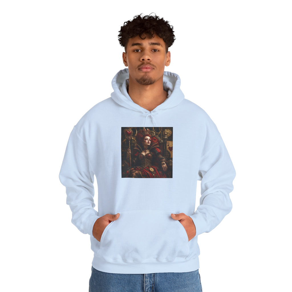 Medieval Steampunk Noble Portrait Hoodie — Vintage Renaissance Art Pullover