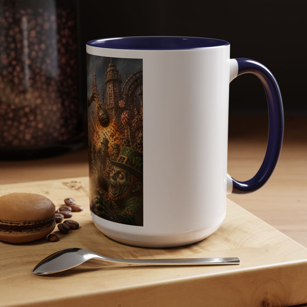 Steampunk Humpty Dumpty Fantasy Coffee Mug — Dark Fantasy Accent Mug (11/15oz)