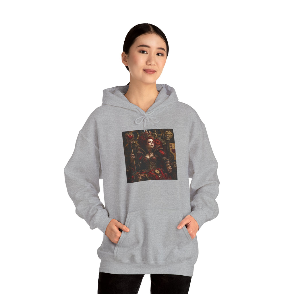 Medieval Steampunk Noble Portrait Hoodie — Vintage Renaissance Art Pullover