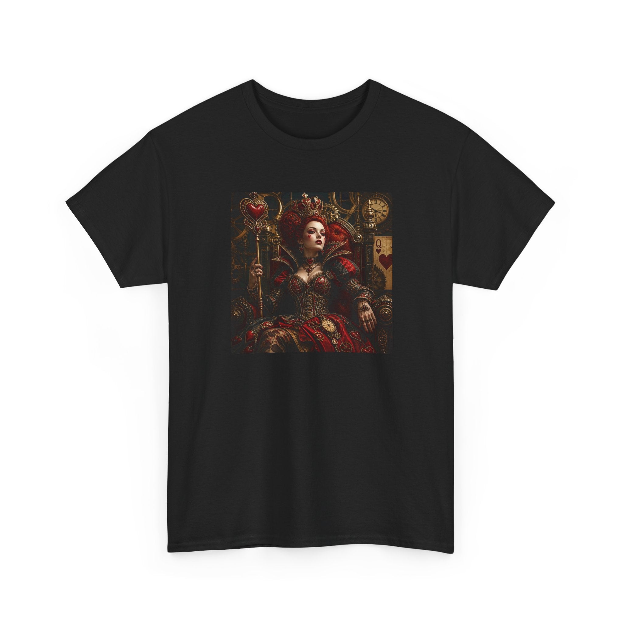 Gothic - Steampunk Queen Art Tee - Dark Renaissance Portrait T-Shirt