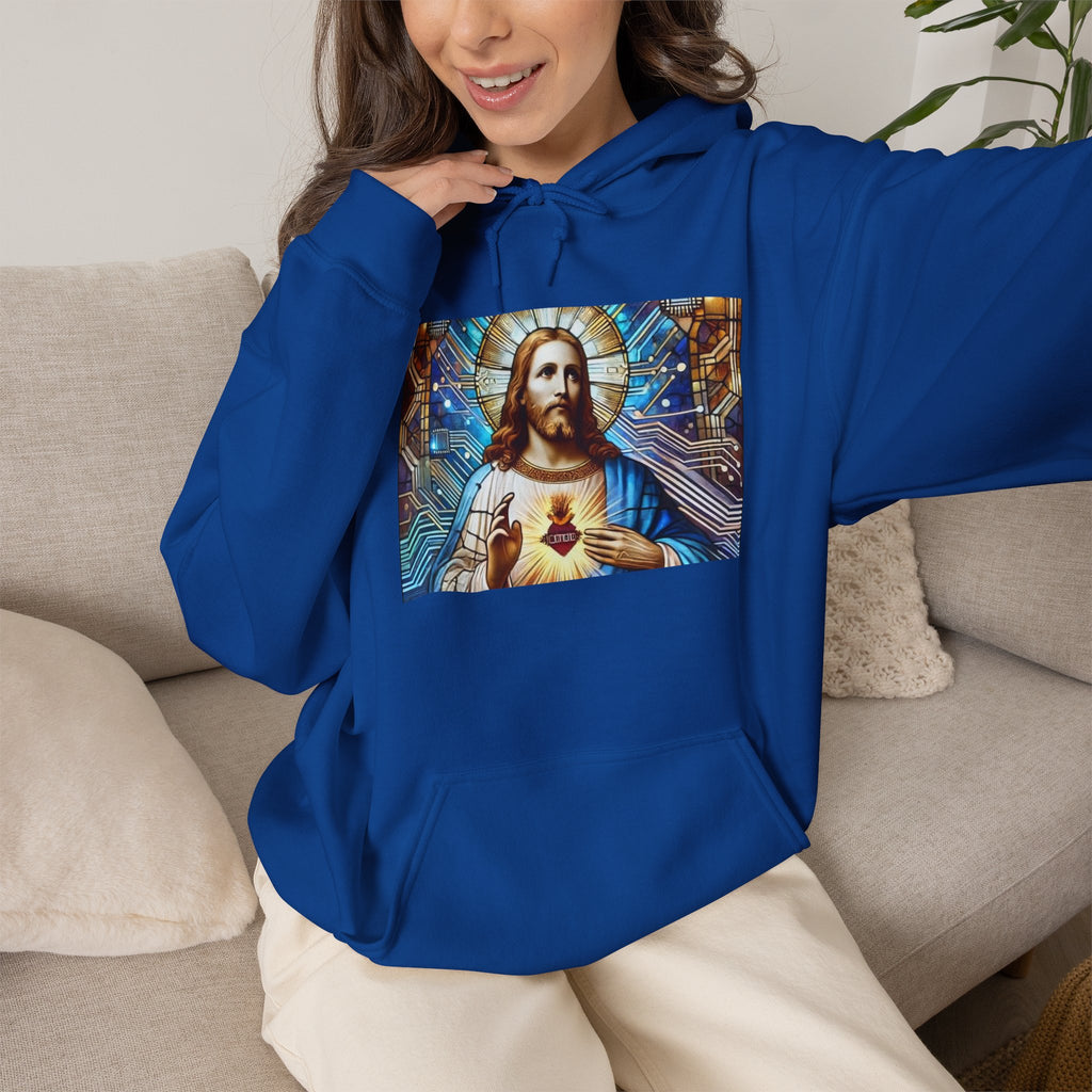 Digital Jesus Hoodie — Graphic Sweatshirt