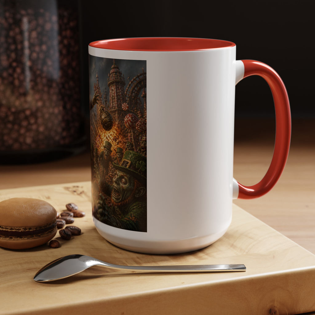 Steampunk Humpty Dumpty Fantasy Coffee Mug — Dark Fantasy Accent Mug (11/15oz)