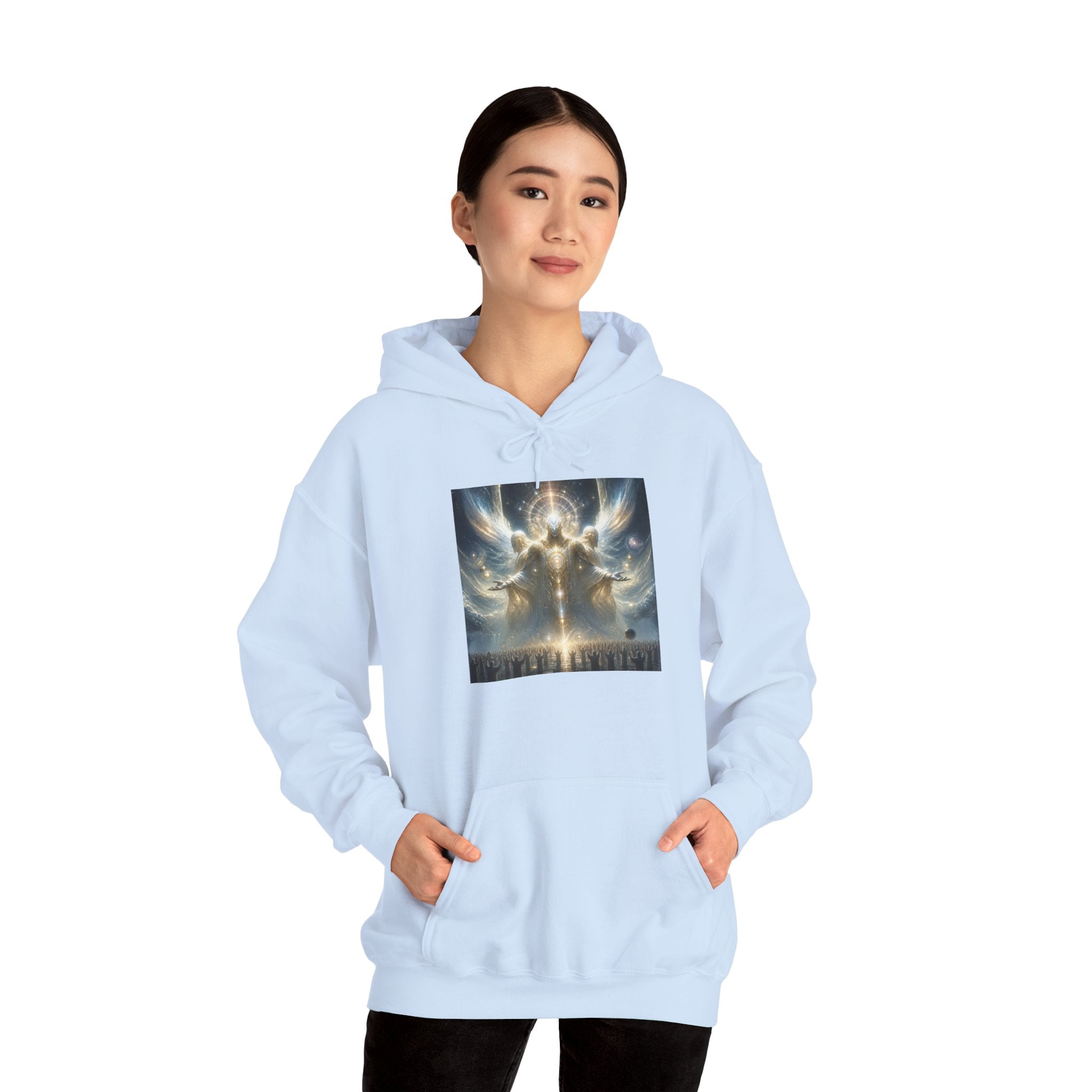 Elohim Gathering— Ethereal Angelic Cloudscape Pullover