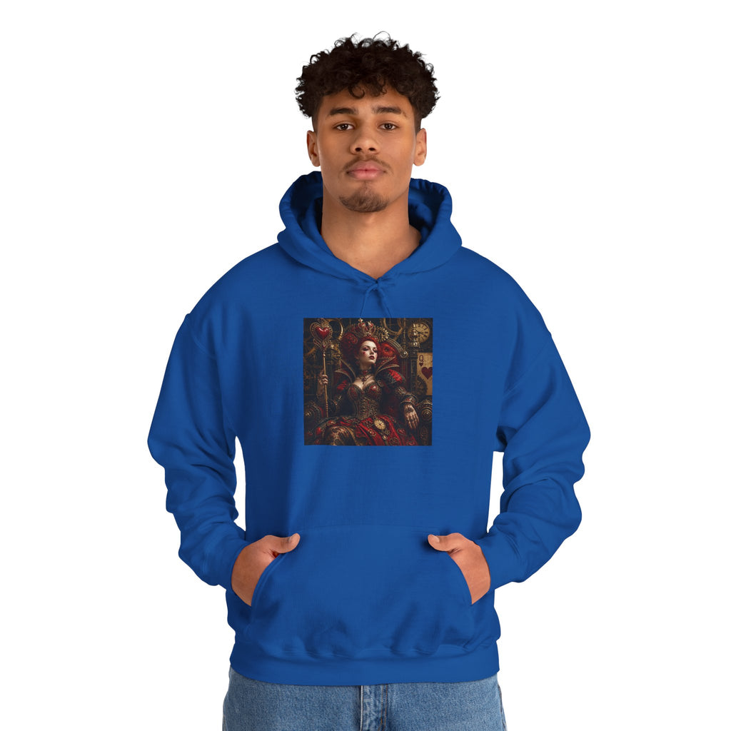 Medieval Steampunk Noble Portrait Hoodie — Vintage Renaissance Art Pullover