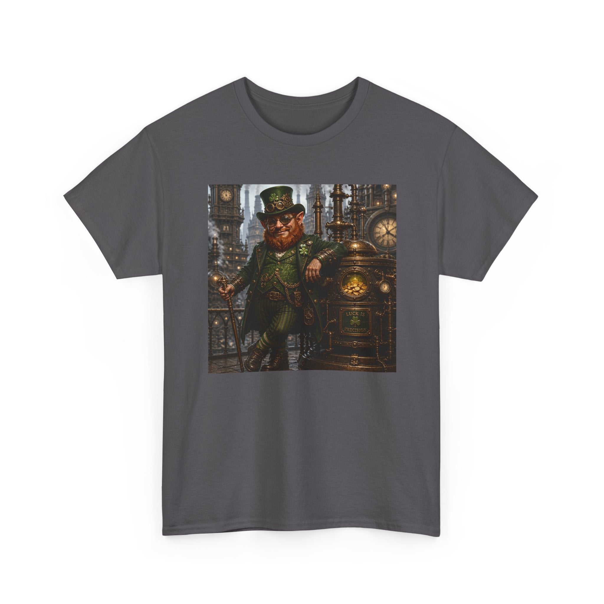 Steampunk Leprechaun T-Shirt — Vintage Industrial St. Patrick’s Day Tee
