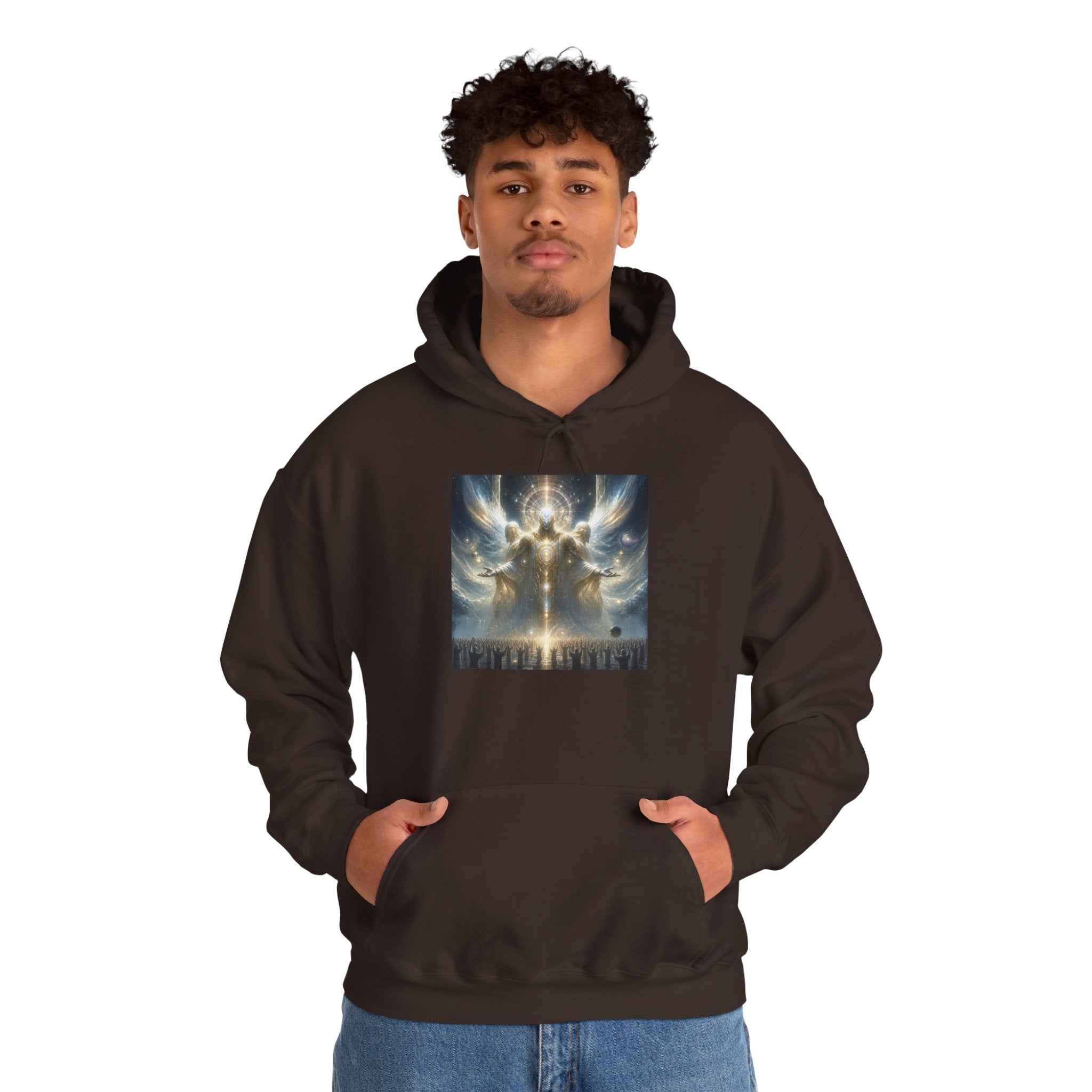 Elohim Gathering— Ethereal Angelic Cloudscape Pullover