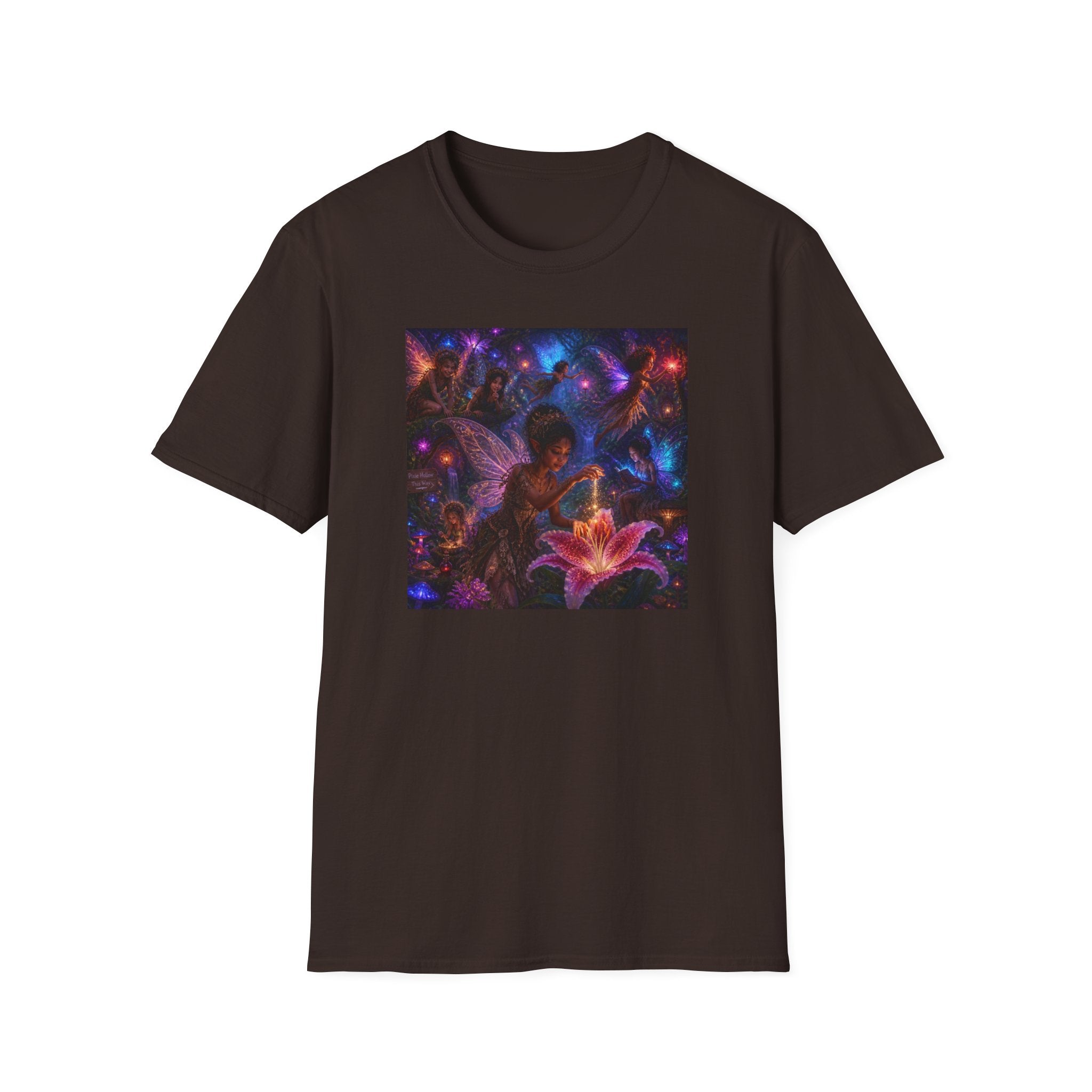 Fairy Garden T-Shirt — Enchanted Nightlight Wings Design
