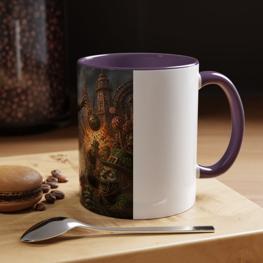 Steampunk Humpty Dumpty Fantasy Coffee Mug — Dark Fantasy Accent Mug (11/15oz)
