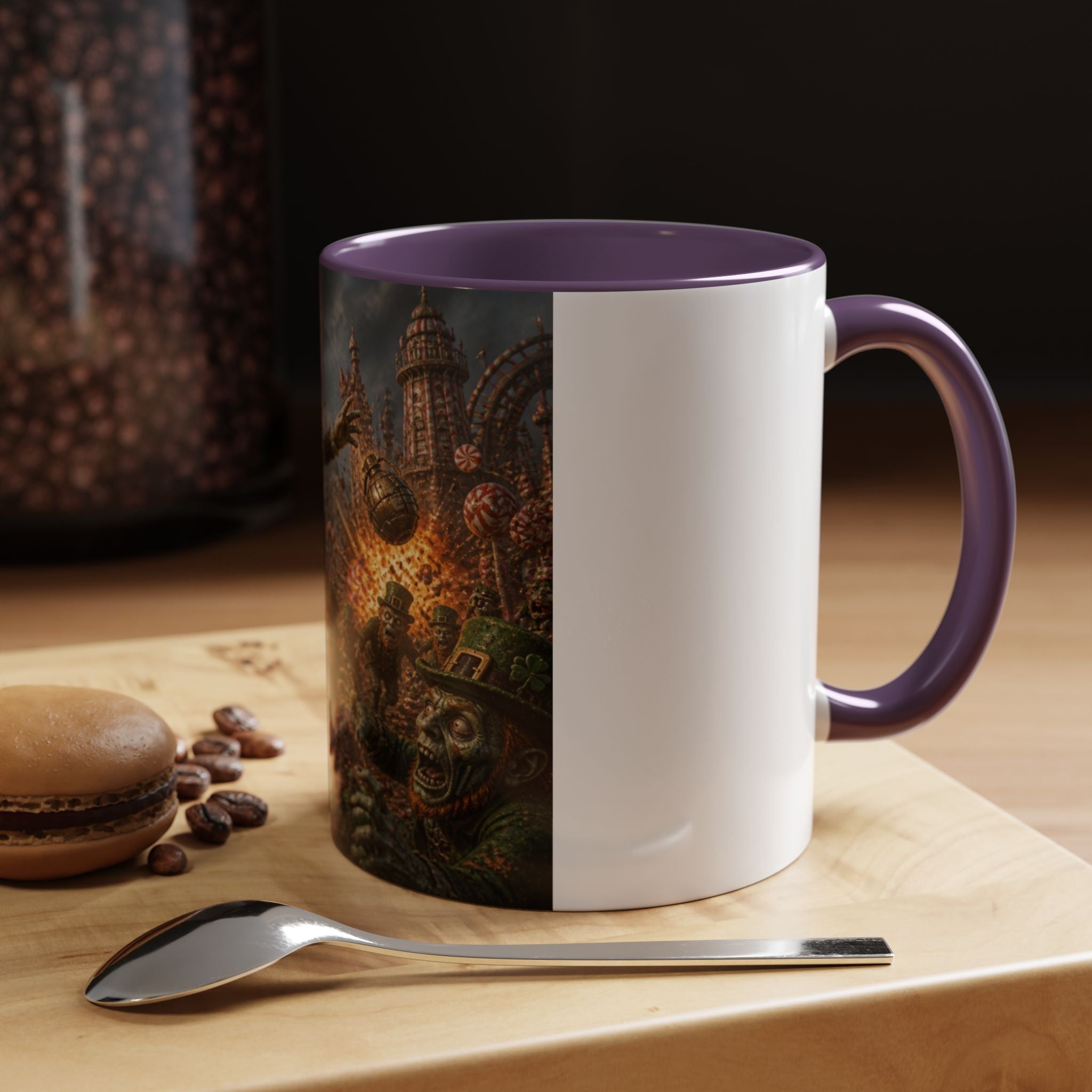 Steampunk Humpty Dumpty Fantasy Coffee Mug — Dark Fantasy Accent Mug (11/15oz)