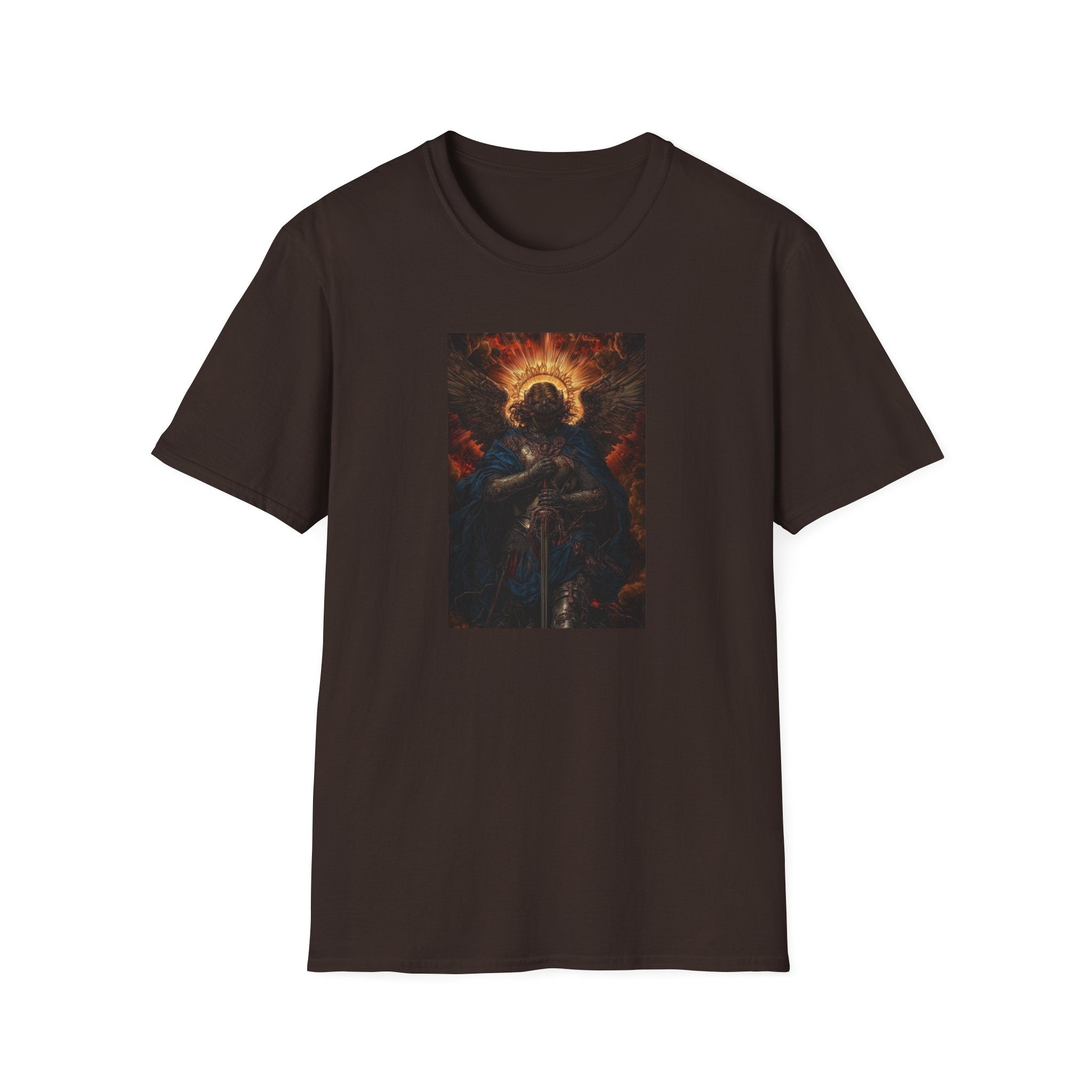 Graphic T-Shirt — Dark Angel Halo  religious Art Tee