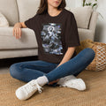 Glitch Halo Jesus T-Shirt — Vintage Religious Retro Digital Art Tee
