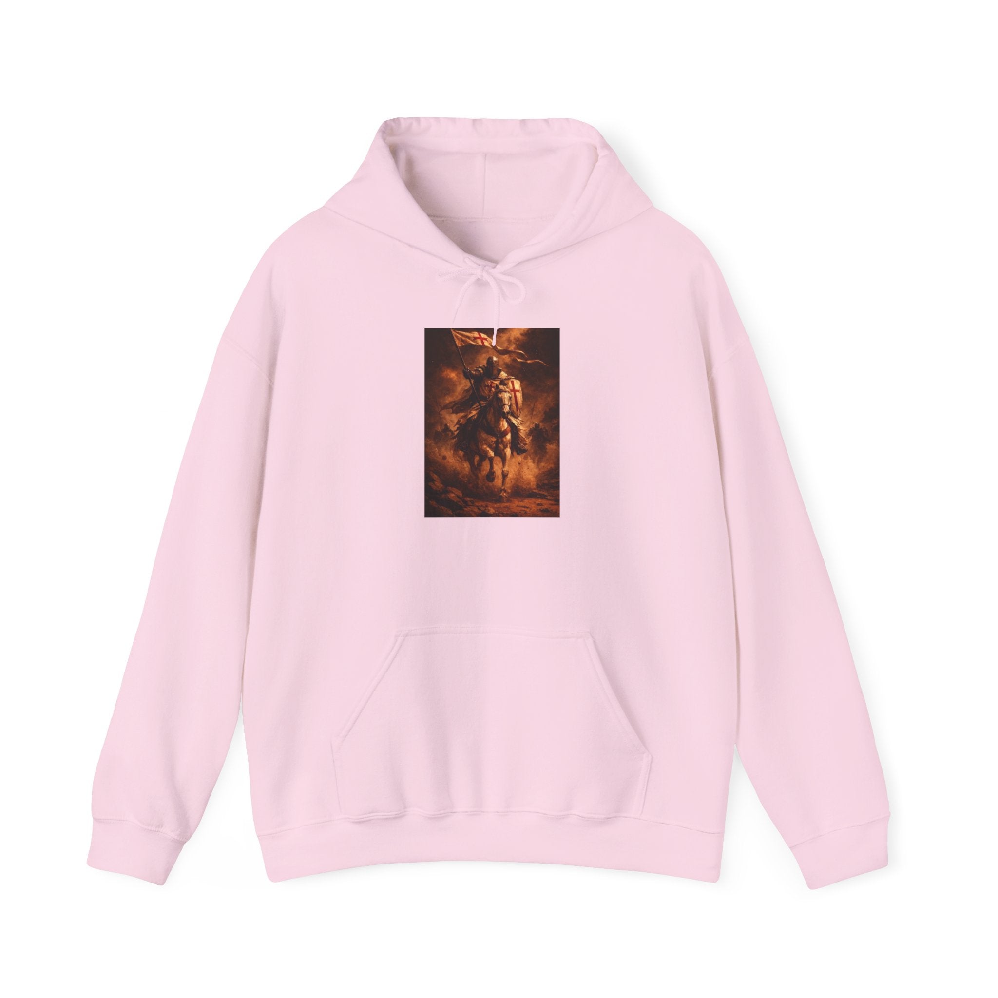 Mythic Rider Hoodie — Fiery Horseman Graphic Sweatshirt
