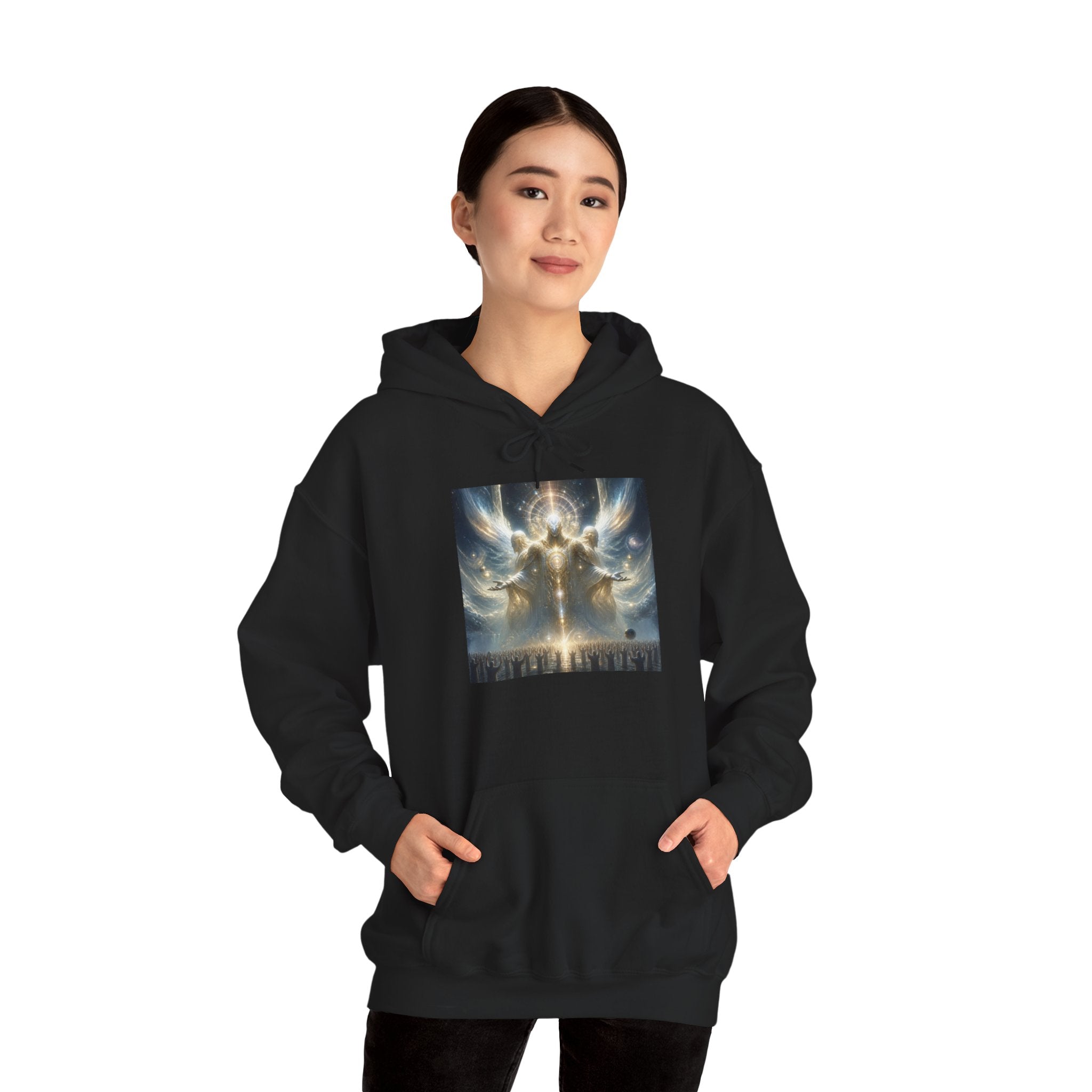 Elohim Gathering— Ethereal Angelic Cloudscape Pullover