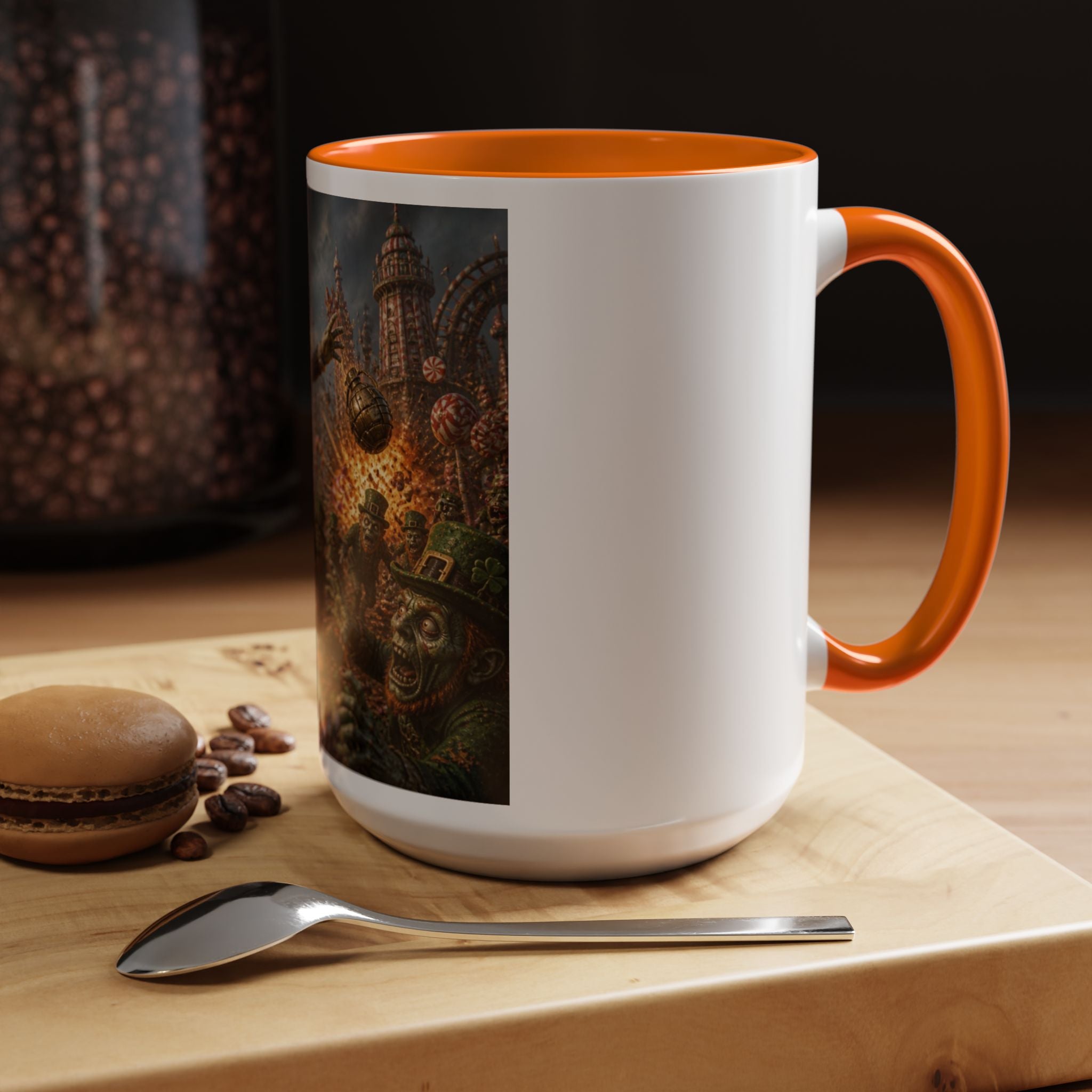 Steampunk Humpty Dumpty Fantasy Coffee Mug — Dark Fantasy Accent Mug (11/15oz)