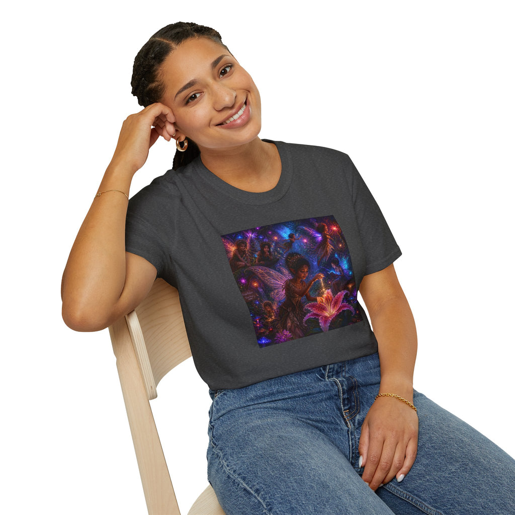 Fairy Garden T-Shirt — Enchanted Nightlight Wings Design