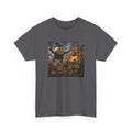 Fantasy Monster Battle Steampunk Humpty T-Shirt — Epic RPG Creature Art Tee