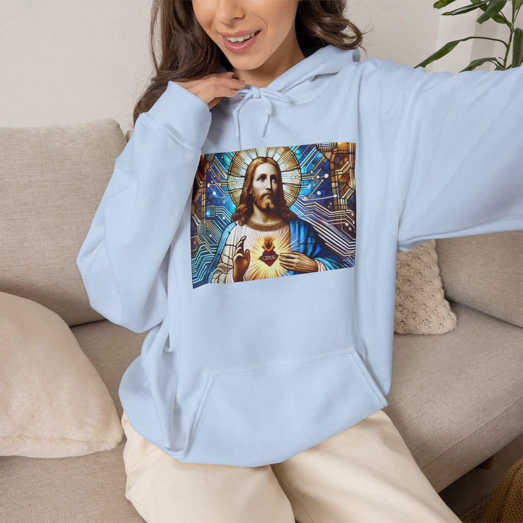 Digital Jesus Hoodie — Graphic Sweatshirt