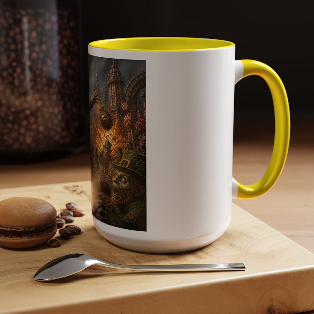 Steampunk Humpty Dumpty Fantasy Coffee Mug — Dark Fantasy Accent Mug (11/15oz)