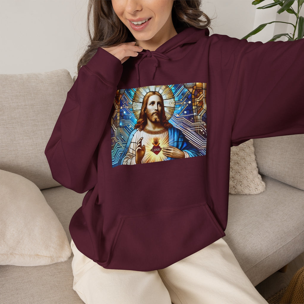 Digital Jesus Hoodie — Graphic Sweatshirt
