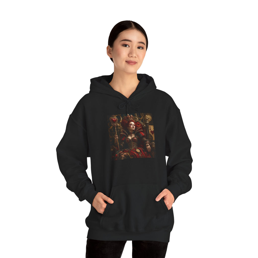 Medieval Steampunk Noble Portrait Hoodie — Vintage Renaissance Art Pullover