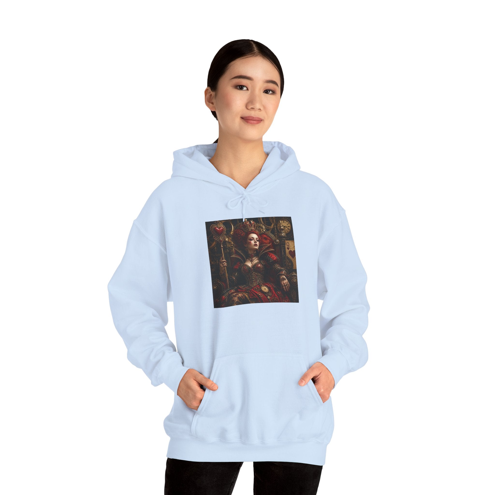 Medieval Steampunk Noble Portrait Hoodie — Vintage Renaissance Art Pullover