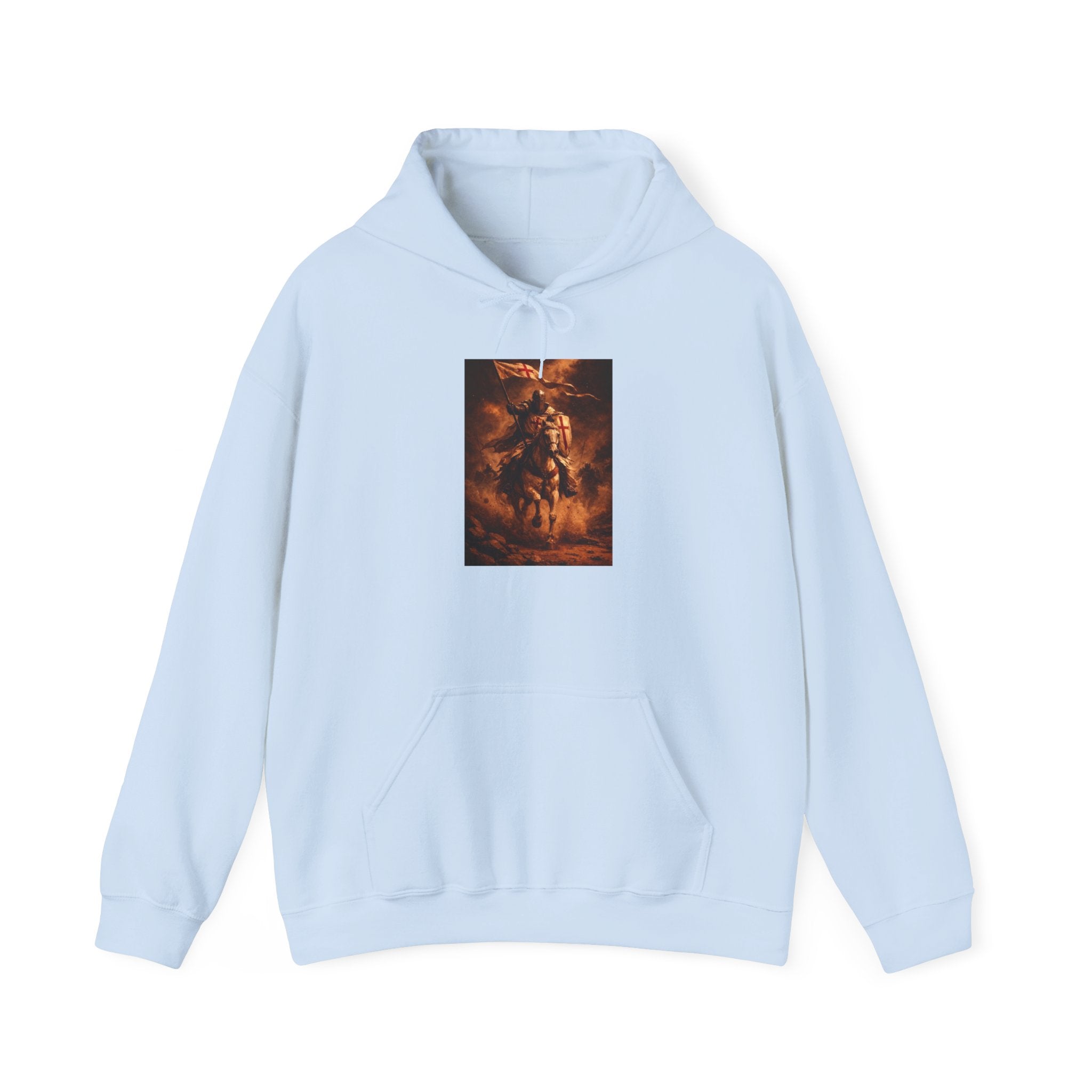 Mythic Rider Hoodie — Fiery Horseman Graphic Sweatshirt