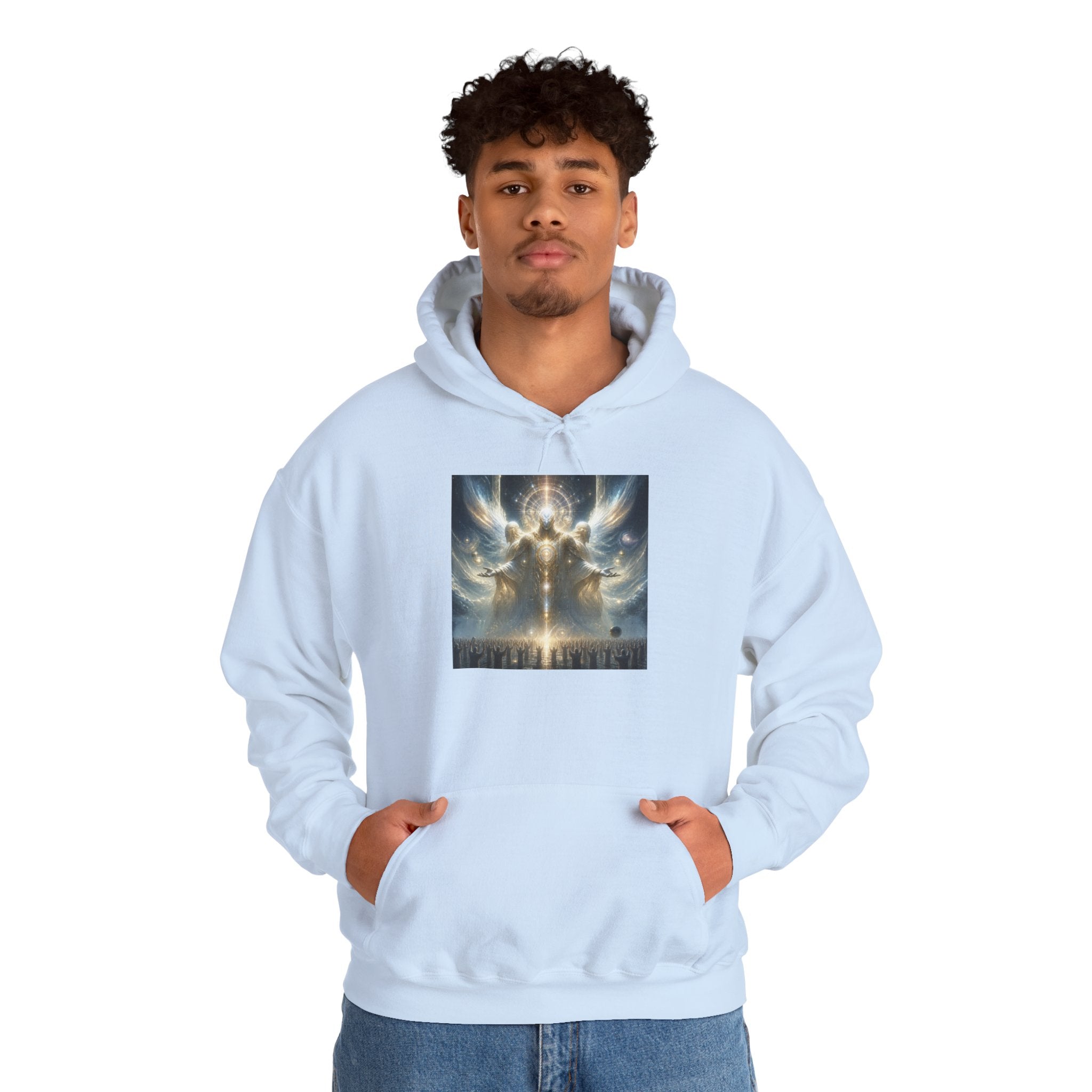 Elohim Gathering— Ethereal Angelic Cloudscape Pullover