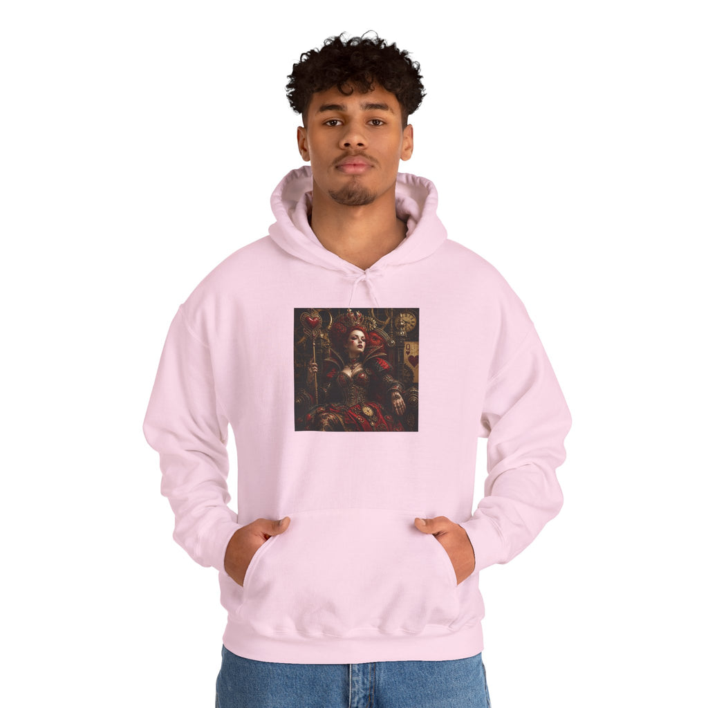 Medieval Steampunk Noble Portrait Hoodie — Vintage Renaissance Art Pullover