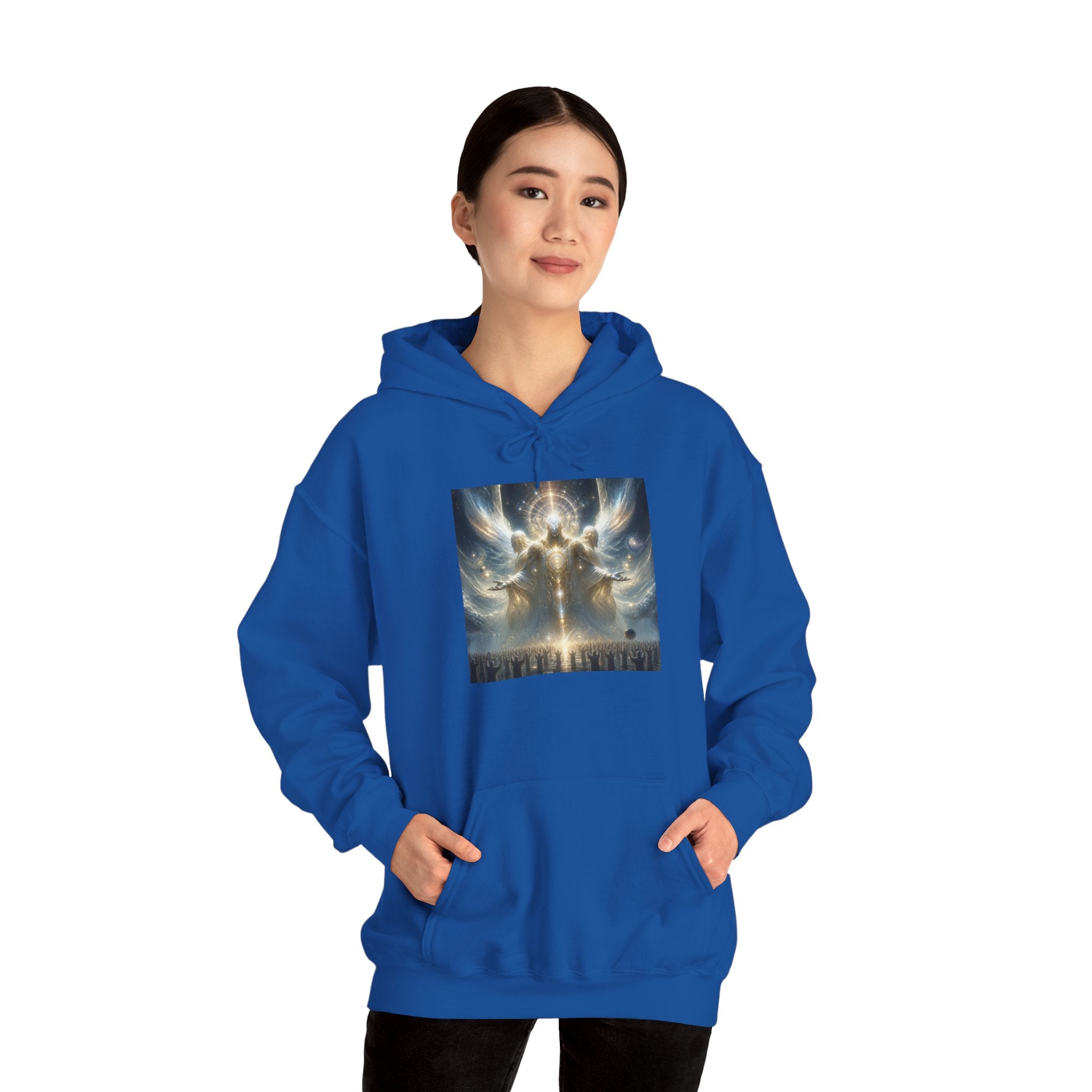 Elohim Gathering— Ethereal Angelic Cloudscape Pullover