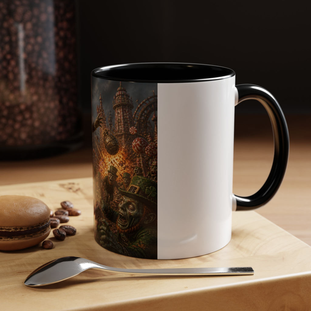 Steampunk Humpty Dumpty Fantasy Coffee Mug — Dark Fantasy Accent Mug (11/15oz)