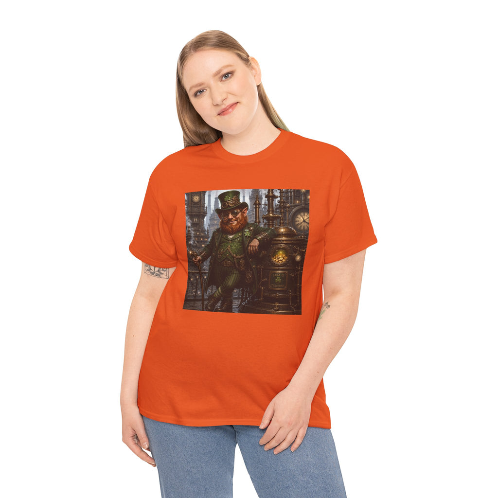 Steampunk Leprechaun T-Shirt — Vintage Industrial St. Patrick’s Day Tee