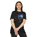 Fantasy Mage Scene T‑Shirt — Celtic Mystical Wizardry Night Graphic Tee