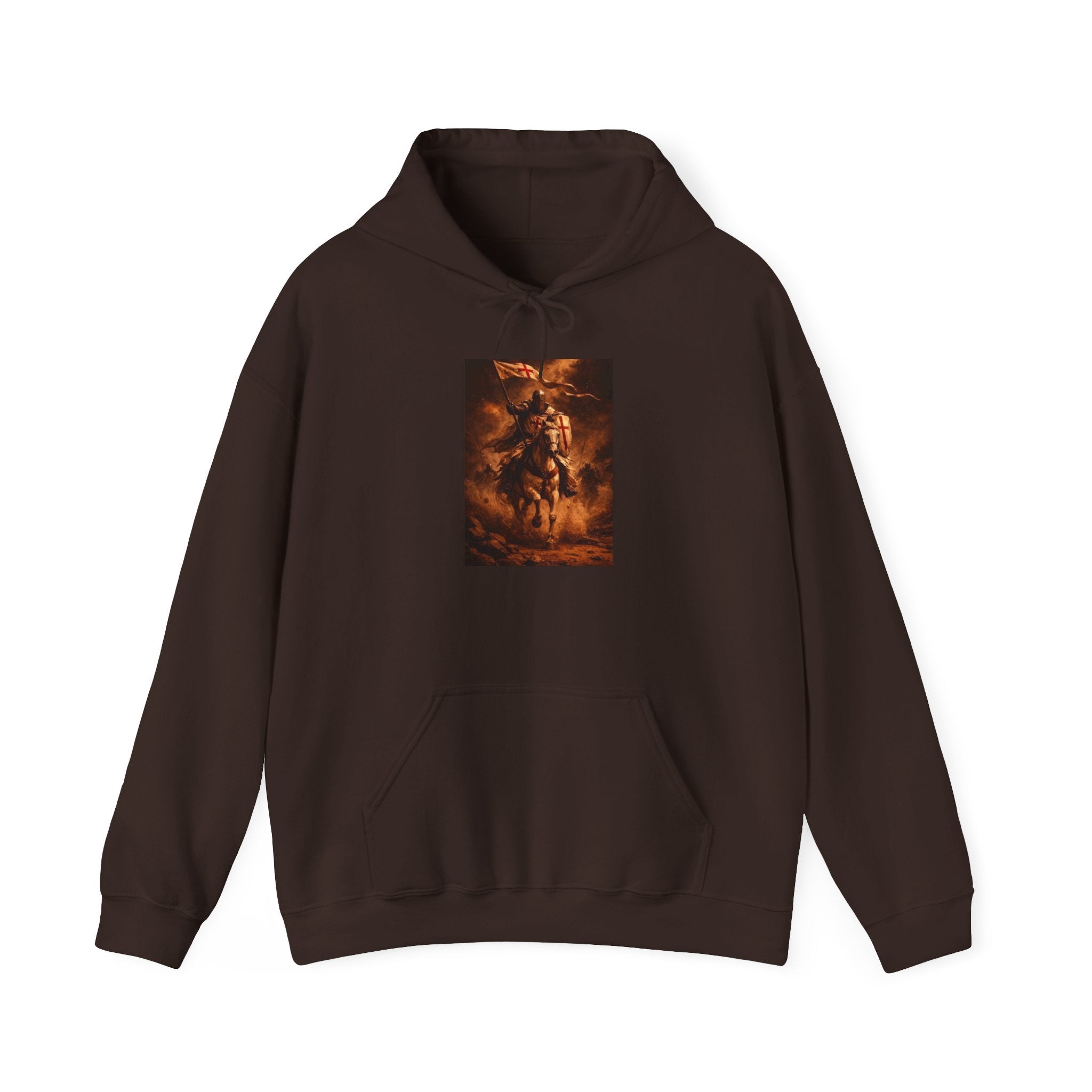 Mythic Rider Hoodie — Fiery Horseman Graphic Sweatshirt