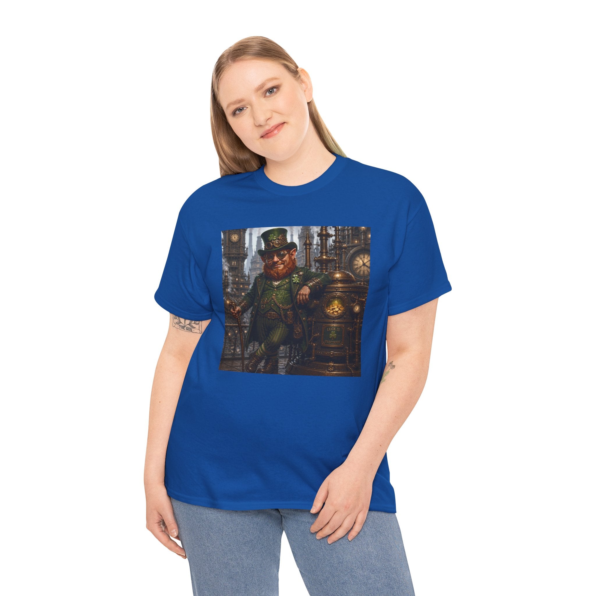 Steampunk Leprechaun T-Shirt — Vintage Industrial St. Patrick’s Day Tee