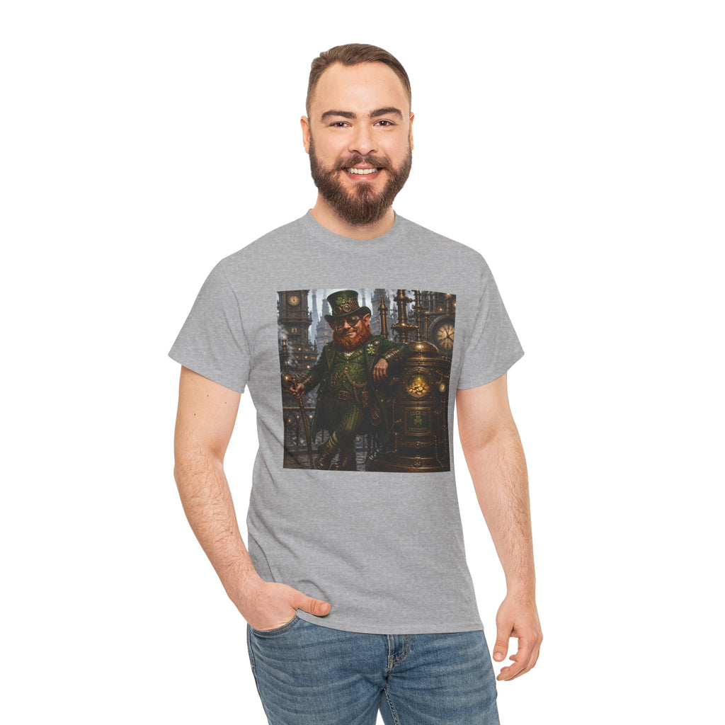 Steampunk Leprechaun T-Shirt — Vintage Industrial St. Patrick’s Day Tee