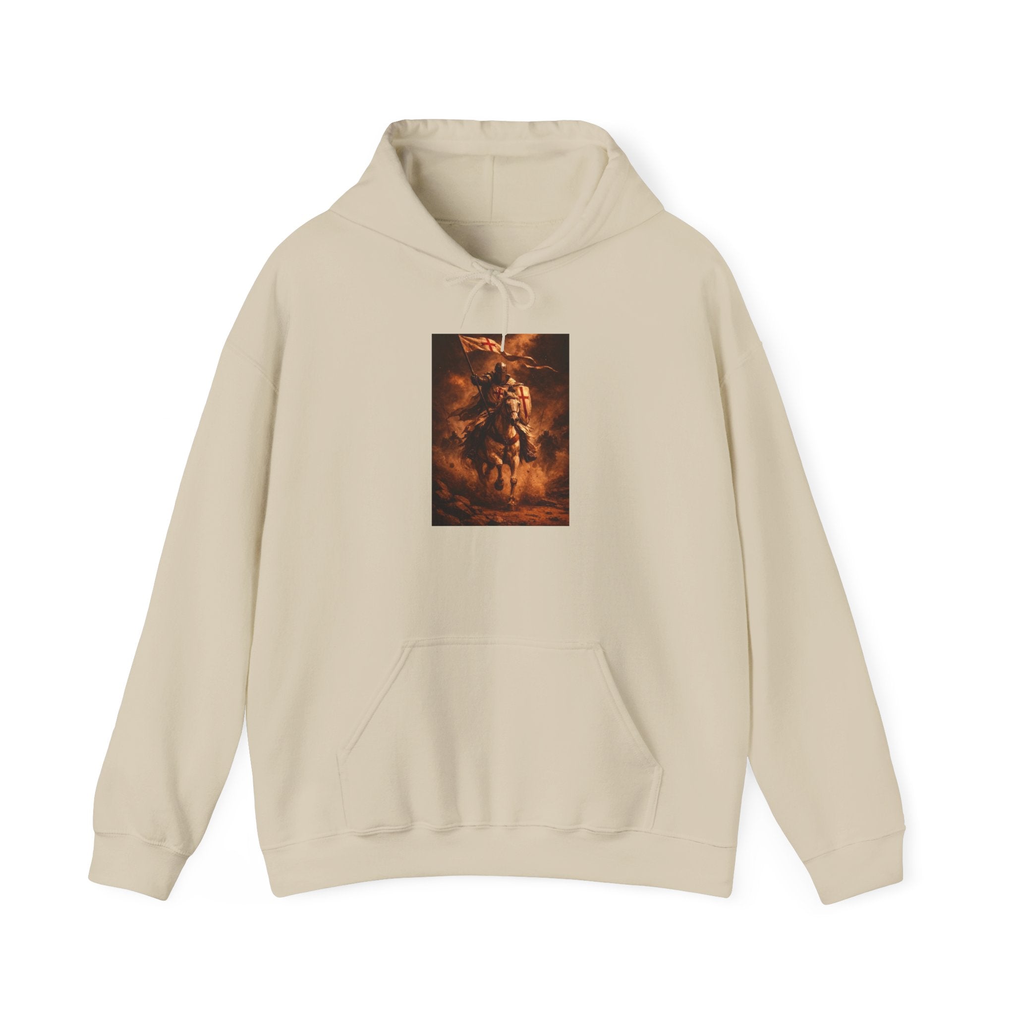 Mythic Rider Hoodie — Fiery Horseman Graphic Sweatshirt