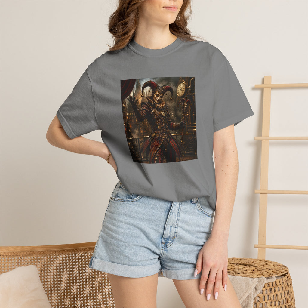 Steampunk Dark Carnival Jester Illustration