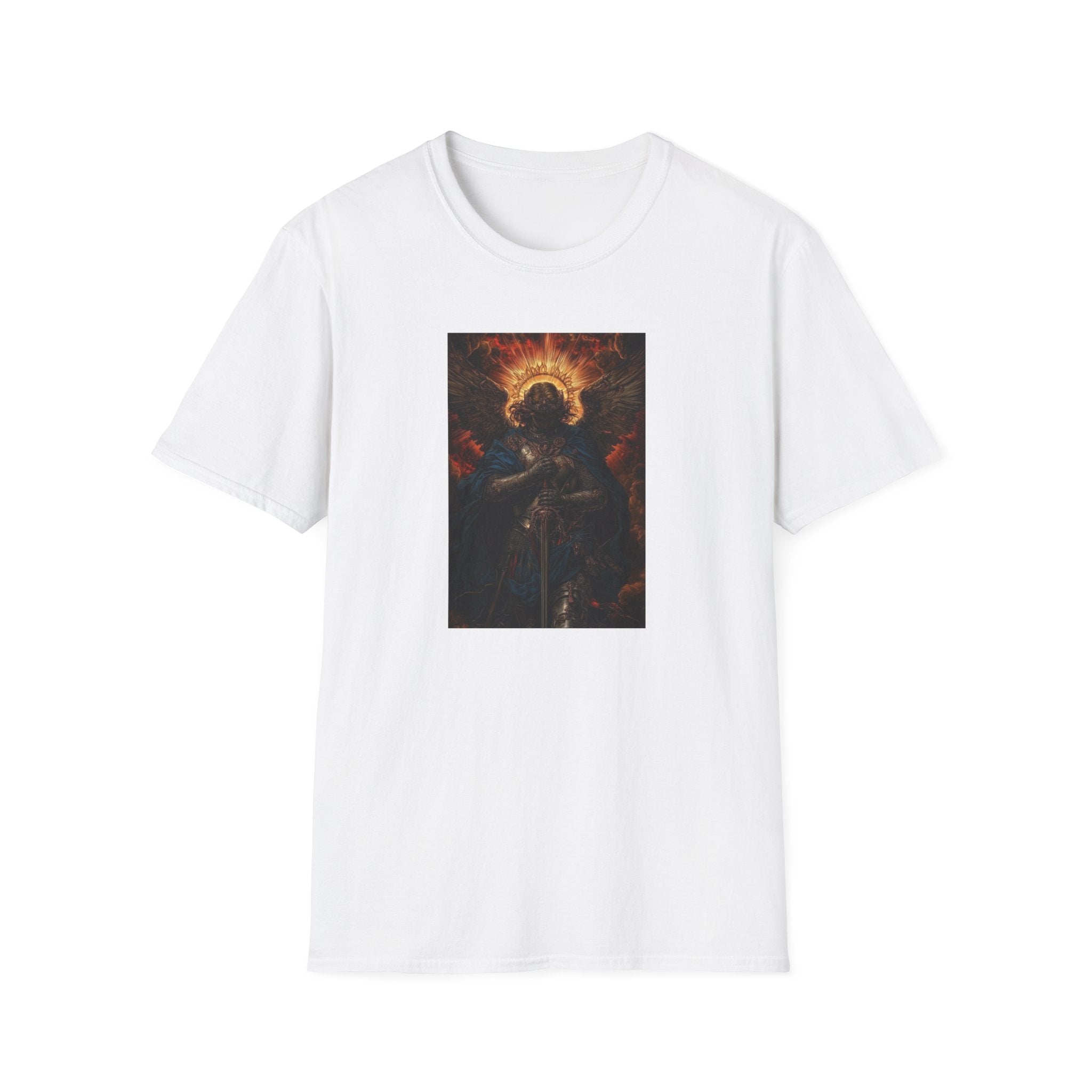 Graphic T-Shirt — Dark Angel Halo  religious Art Tee