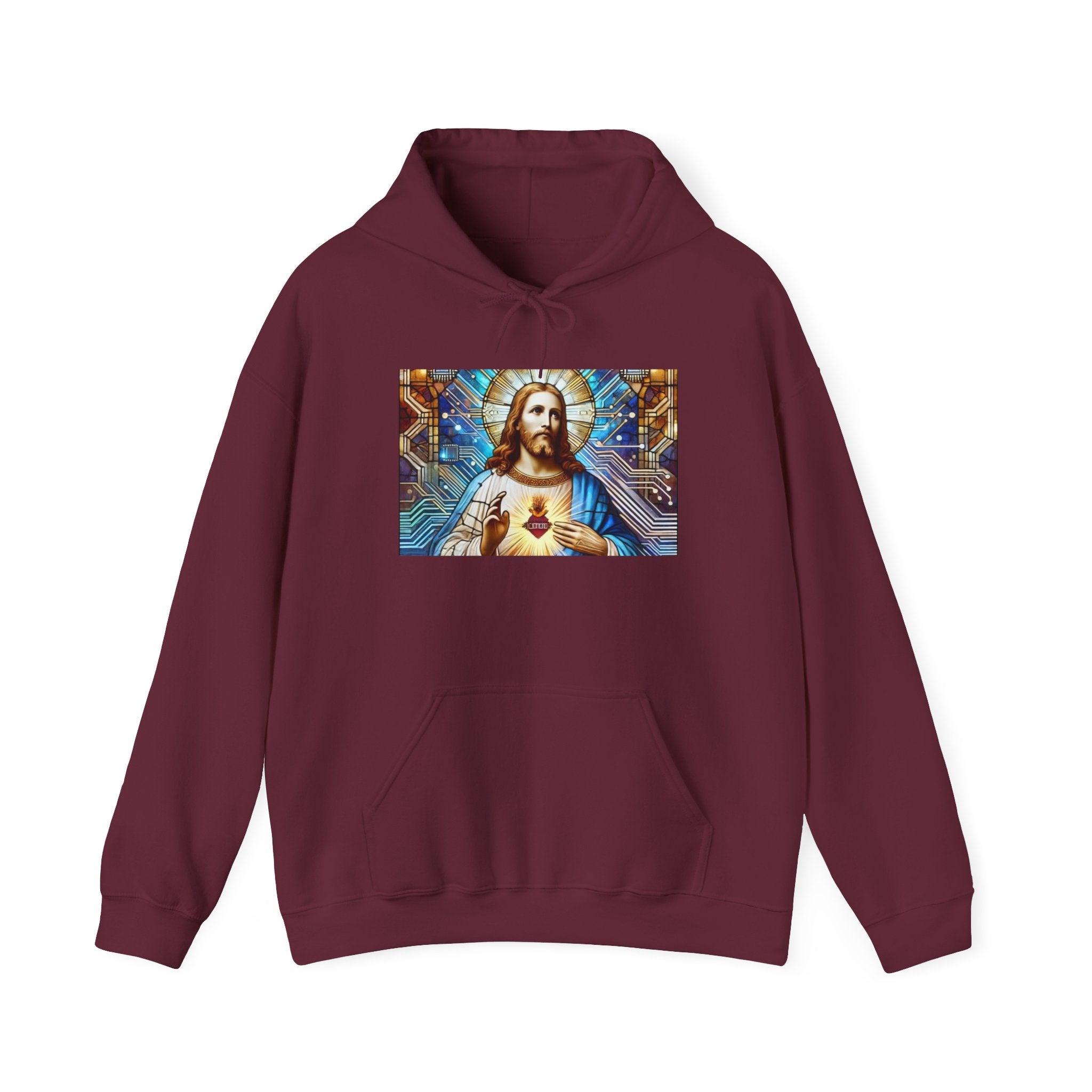 Digital Jesus Hoodie — Graphic Sweatshirt