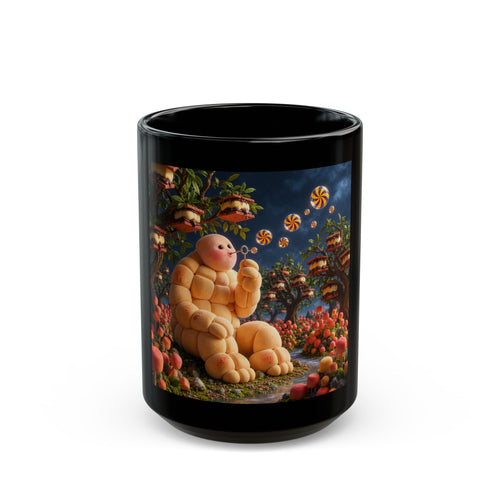 Candy Garden Ceramic Mug — Whimsical Gumball Creature Art (11oz/15oz)