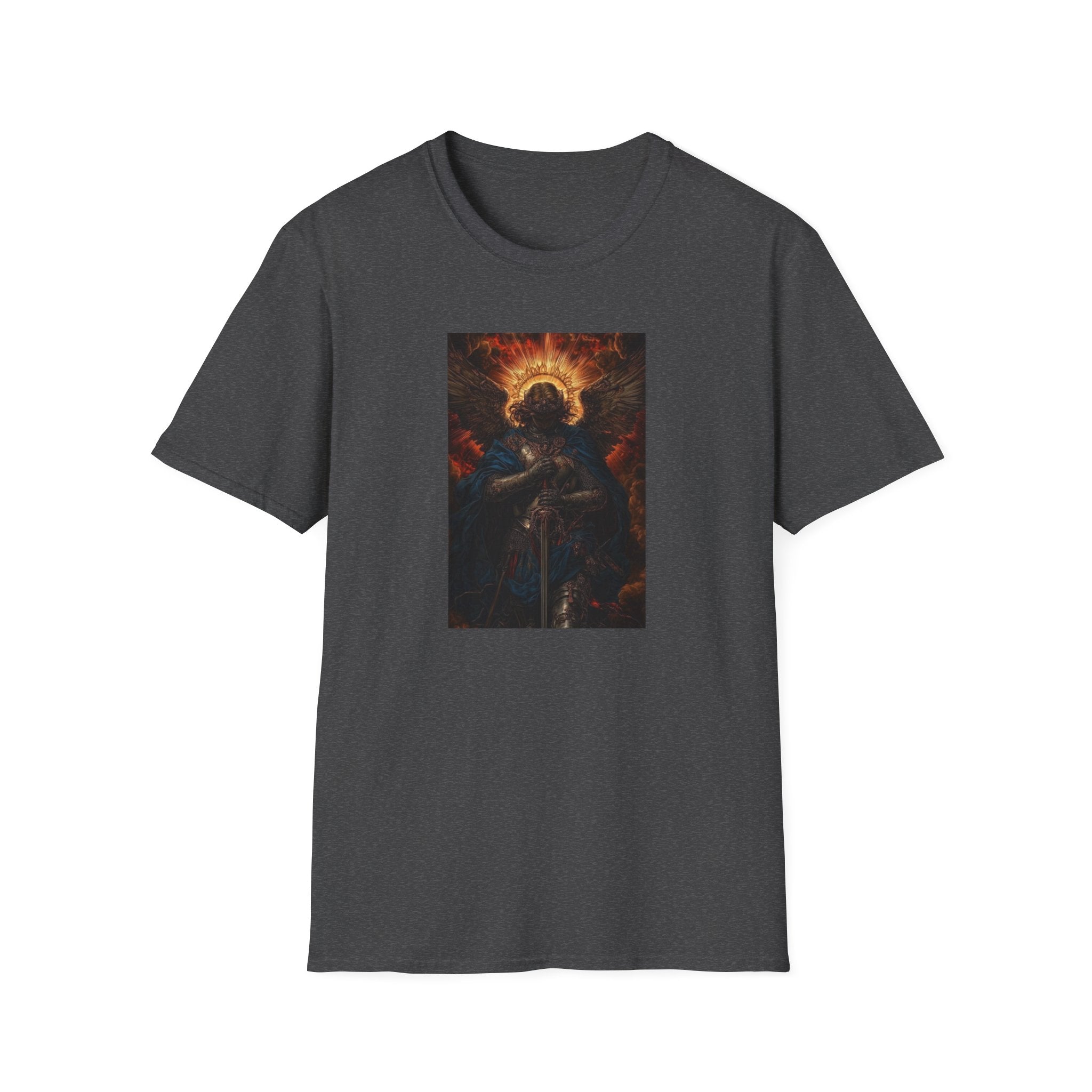 Graphic T-Shirt — Dark Angel Halo  religious Art Tee