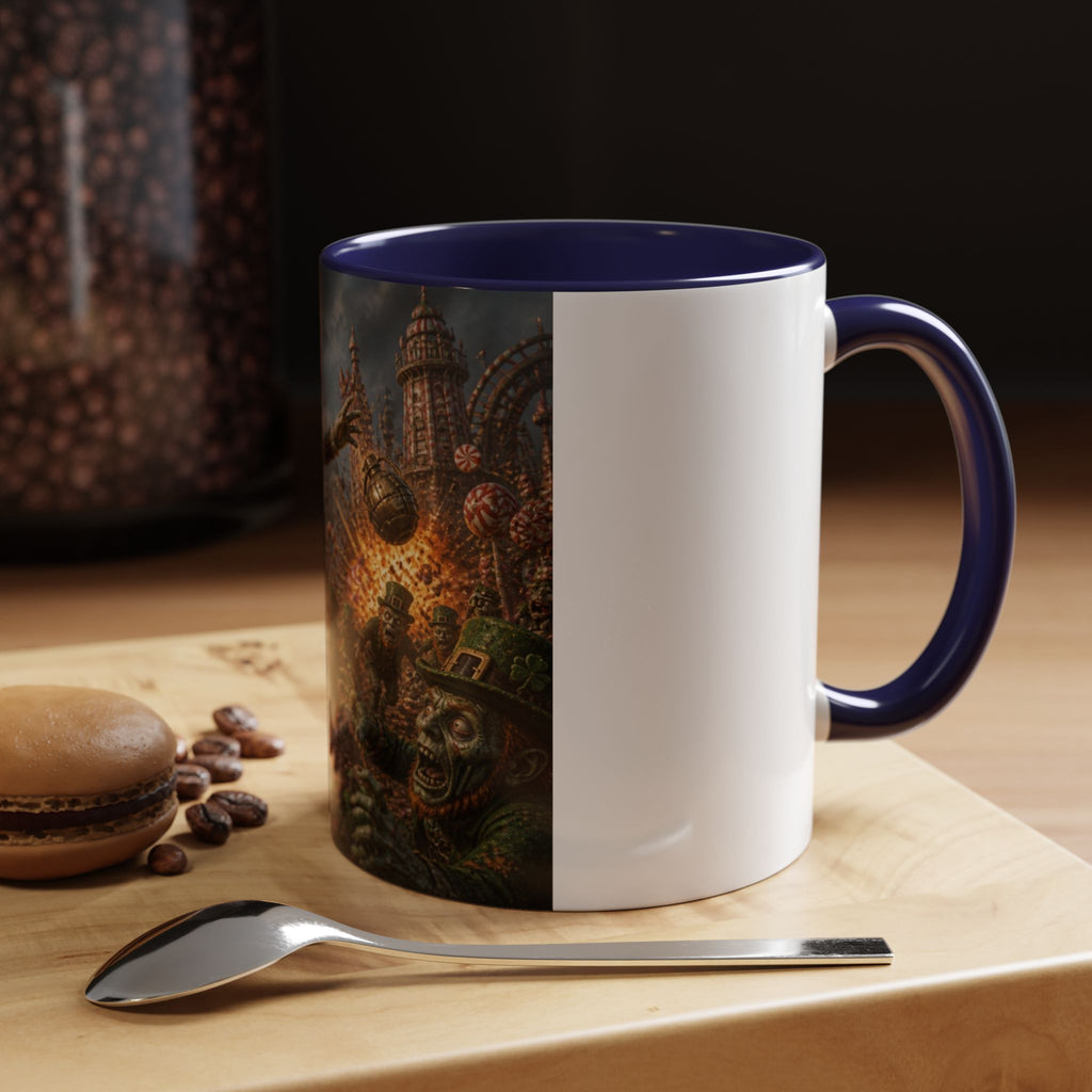 Steampunk Humpty Dumpty Fantasy Coffee Mug — Dark Fantasy Accent Mug (11/15oz)