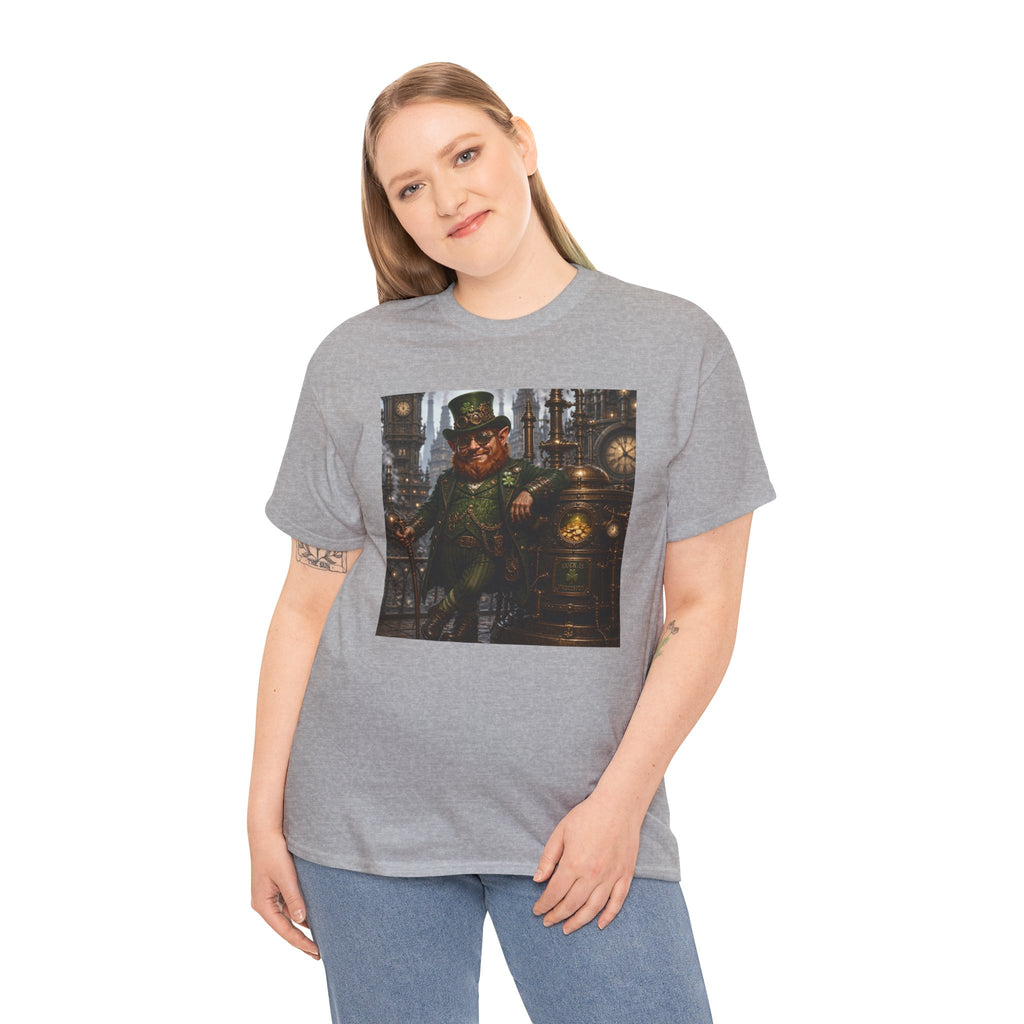 Steampunk Leprechaun T-Shirt — Vintage Industrial St. Patrick’s Day Tee