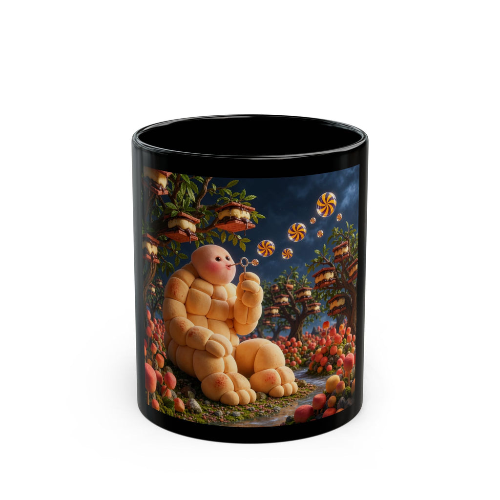 Candy Garden Ceramic Mug — Whimsical Gumball Creature Art (11oz/15oz)