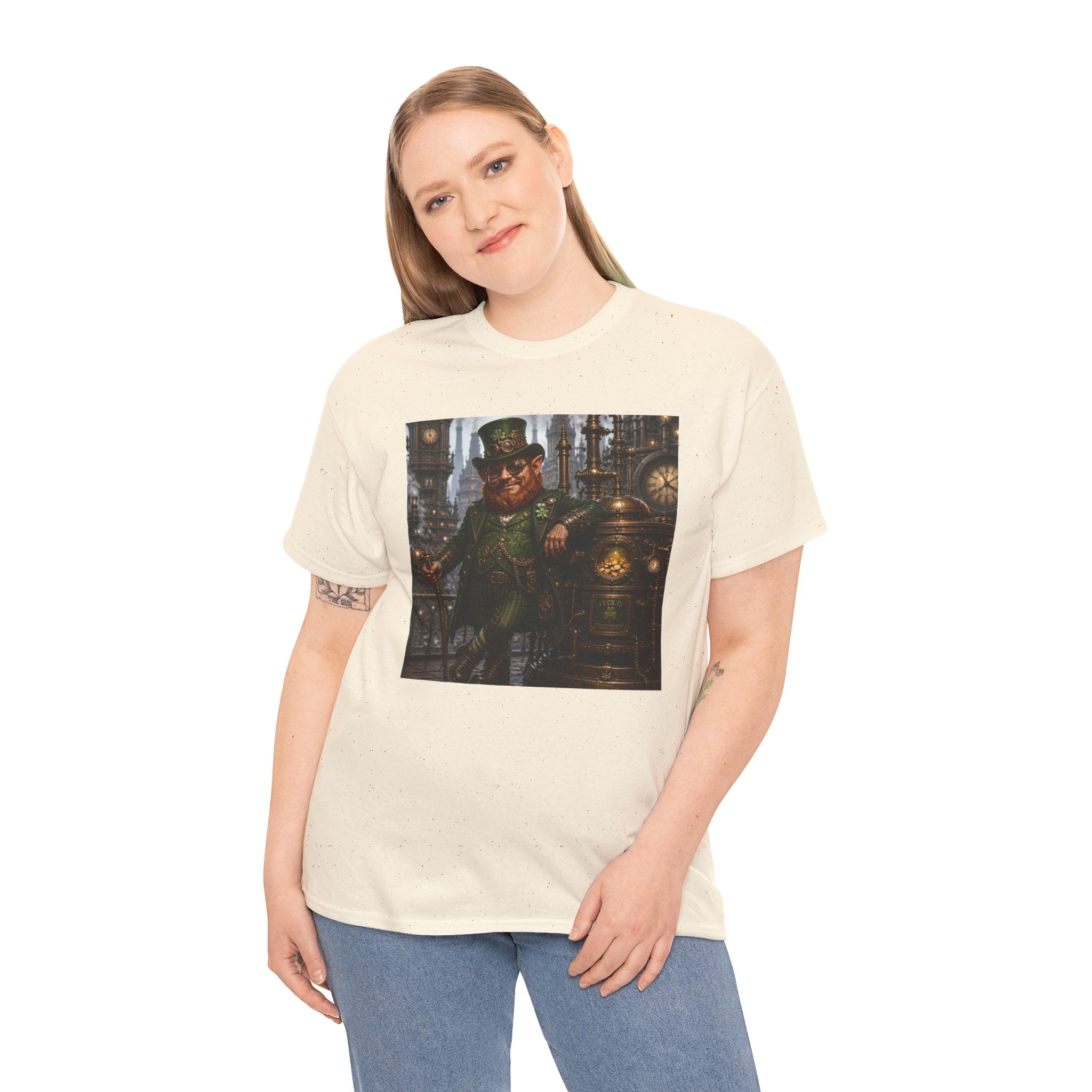 Steampunk Leprechaun T-Shirt — Vintage Industrial St. Patrick’s Day Tee