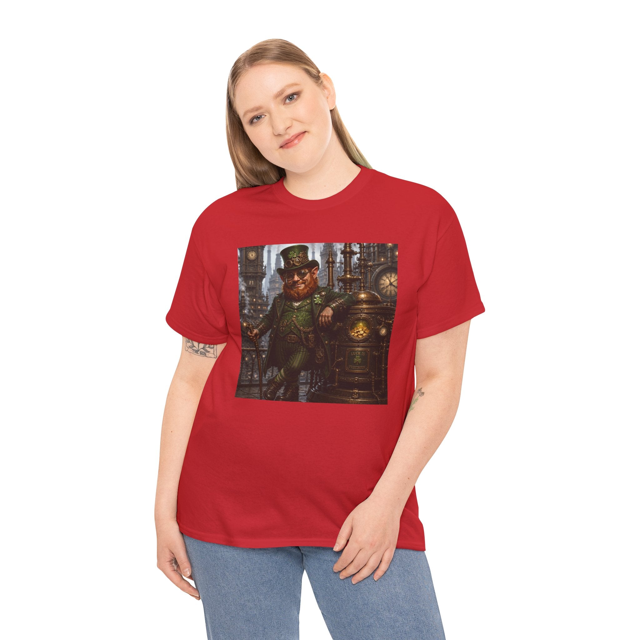 Steampunk Leprechaun T-Shirt — Vintage Industrial St. Patrick’s Day Tee