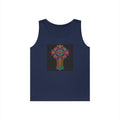 Celtic Cross Tank Top — Colorful Stained-Glass Style Religious Graphic